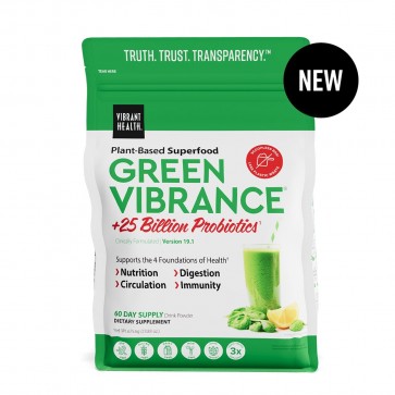 Vibrant Health Green Vibrance +25 Billion Probiotics Pouch