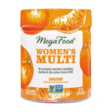 MegaFood Womens Multi Tangerine 60 Gummies
