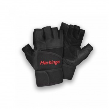 Harbinger WristWrap Glove Pro Black