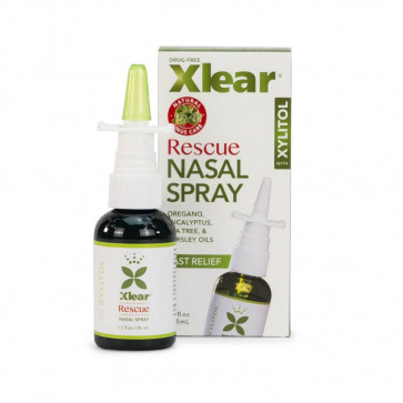 Xlear Rescue Nasal Spray with Xylitol 1.5 oz