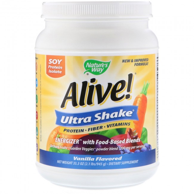 Alive Shake Vanilla 2.2lb by Nature's Way
