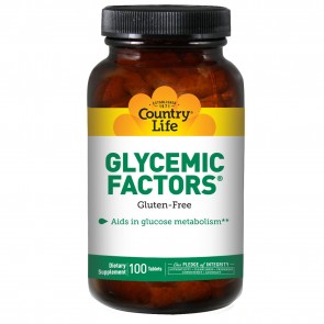 Country Life Glycemic Factors 100 Tablets