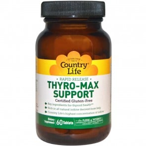 Country Life- Thyro-Max Support- 60 Tablets