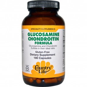 Country Life Glucosamine Chondroitin Formula 180 Capsules 