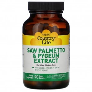 Country Life Saw Palmetto & Pygeum Extract  90 Capsules 