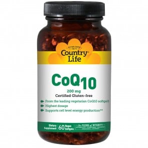 Country Life CoQ10 200 mg 60 Vegan Softgels
