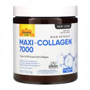 Country Life Maxi-Collagen High Potency with Vitamins C & A + Biotin Flavorless 7.5 oz