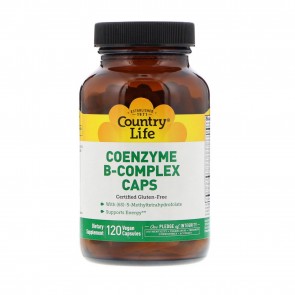 Country Life - Coenzyme B-Complex Caps - 120 Vegetarian Capsules