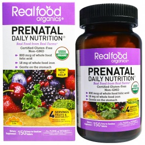 Country Life Realfood Organics Prenatal Daily Nutrition 150 Tablets