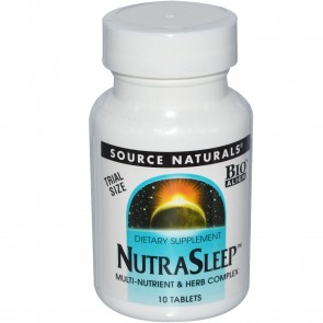 Source Naturals Nutra Sleep 10 Tablets