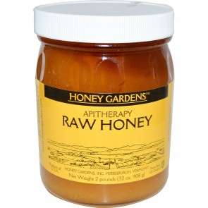 Honey Gardens Apitherapy™ Raw Honey  2 lb (32 oz 908 g)