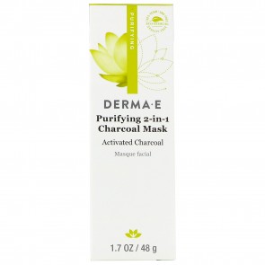 Derma E Purifying 2-in-1 Charcoal Mask 1.7 oz (48 g)