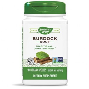 Nature's Way Burdock Root  475 mg 100 Vegetarian Capsules