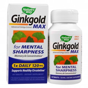 Nature's Way Ginkgold Max 120 mg 60 Tablets
