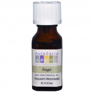 Aura Cacia Essential Oil Sage 0.5 fl oz