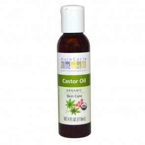 Aura Cacia, Organic, Skin Care, Castor Oil, 4 fl oz (118 ml)