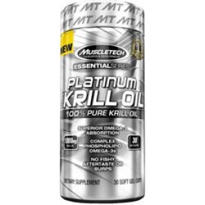 MuscleTech Platinum Pure Krill Oil 30 Softgel Caps