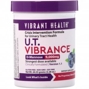 Vibrant Health U.T. Vibrance 5 g D-Mannose Botanicals Version 1.1 57.25g