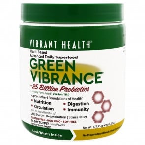 Vibrant Health Green Vibrance Version 16.0 +25 Billion Probiotics (177.4g)
