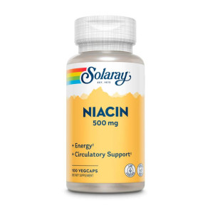 Solaray Niacin 500mg 100 Vegcaps