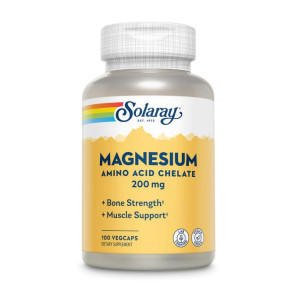 Solaray Magnesium Amino Acid Chelate 200mg 100 Vegcaps