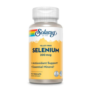Solaray Selenium Yeast-Free 200mcg 90 Vegcaps