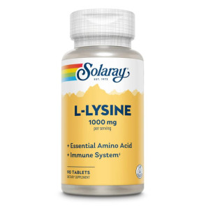 Solaray L-Lysine Free Form 1000mg 90 Tablets