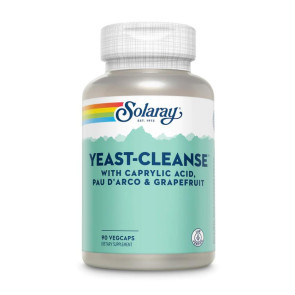 Solaray Yeast-Cleanse with Caprylic Acid, Pau D'arco & Grapefruit 90 VegCaps