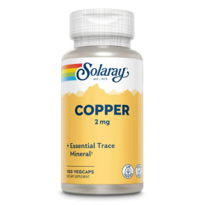 Solaray Copper 2mg 100 Vegcaps