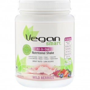 Naturade Vegan Smart All-In-One Nutritional Shake Wild Berries 1.4 lbs