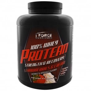 iForce 100% Whey Protein Strawberries & Cream 4.3lbs