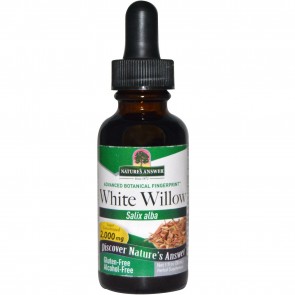 White Willow Bark (Salix alba) Alcohol Free 1 oz