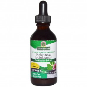 Nature's Answer, Echinacea & Goldenseal, Alcohol-Free, 1,000 mg, 2 fl oz (60 ml)
