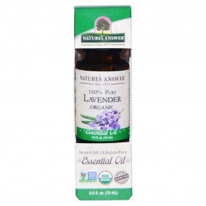Nature's Answer Organic Lavender Essential Oil 0.5 fl oz (15 mL)