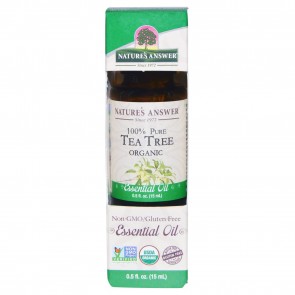 Nature's Answer Organic Tea Tree Essential Oil 0.5 fl oz (15 mL)