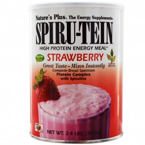 Nature's Plus Spiru-Tein High Protein Energy Meal Strawberry 2.4 lbs (1088g)