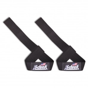Schiek Sports Basic Lifting Straps Black