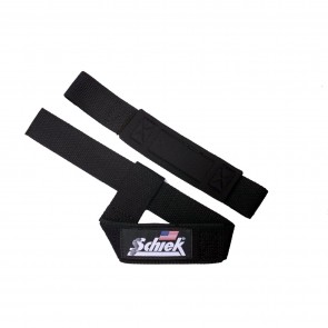 Schiek Sports Basic Padded Lifting Straps Black
