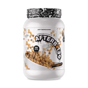 Afterdark afterbites cereal de mantequilla de maní con chocolate y proteína de suero 26 porciones