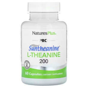 Natures Plus Pro Suntheanine L-Theanine 200 60 Capsules