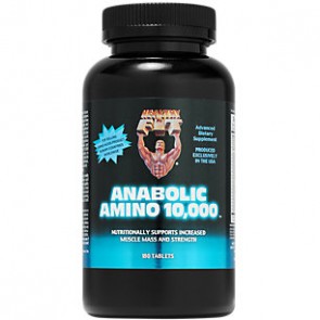Anabolic Amino 10,000 180 Tablets by Healthy N Fit 