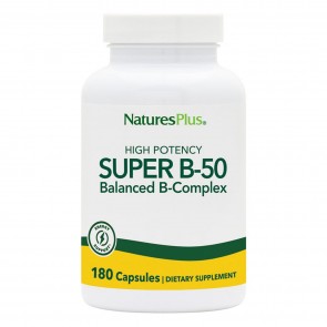 Nature's Plus Super B-50 Complex 180 Vegetable Capsules