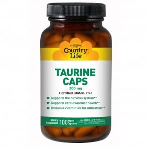 Country Life L-Taurine 500 Mg 100 Vegicaps