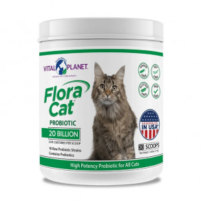 Flora Cat 20 Billion 10 Strains - Probiotics for Cats | Vital Planet