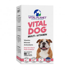 Vital Dog Multivitamin 30 Natural Bacon Flavored Soft Chews