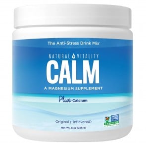 Natural Vitality Calm Plus Calcium Plain 8 oz