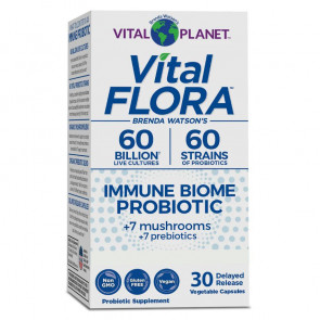 Vital Flora 60 Billion Live Cultures 60 Strains of Probiotics Immune Biome
