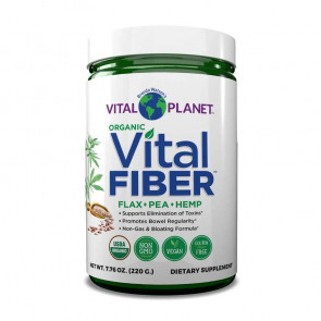 Vital Fiber 7.76 oz - Daily Fiber Formula with Organic Flax, Pea, & Hemp Fiber