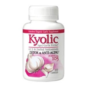 Kyolic Garlic Supplements - Formula 105-100 capsules Formula #105 -