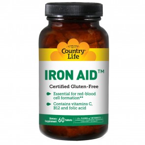Country Life Iron-Aid 60 Tablets
